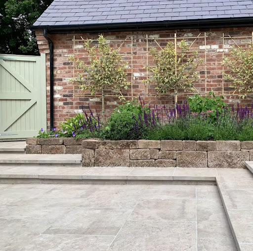 Garden landscaped Knutsford 