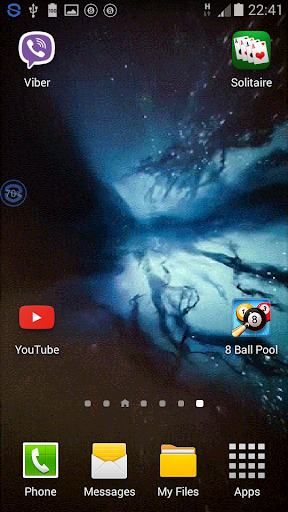 Nebula Flyby Live Wallpaper