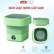 Máy Giặt Mini Tự Động Gấp Gọn Melli Máy Giặt Đồ Lót Tất Vớ Giặt Đồ Cho Bé Dung Tích 6L Tự Vắt Khô Khử Khuẩn Tiện Dụng