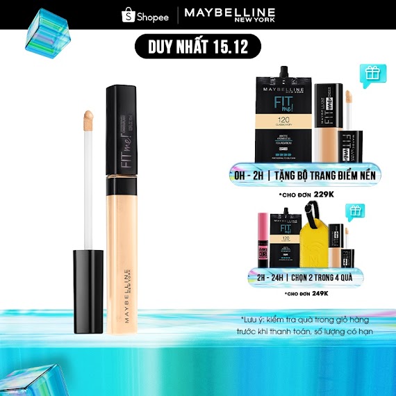 Kem Che Khuyết Điểm Mịn Lì Tiệp Mọi Tông Da Fit Me Concealer Maybelline New York 6.8Ml