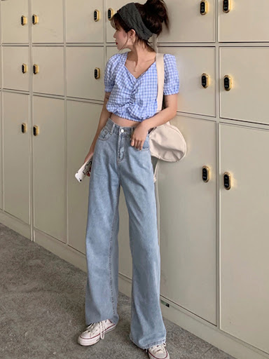 Title 3, Womens straight slim wide-leg pants. Comfortab...