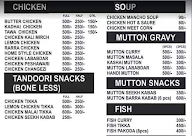 Chicken Point menu 1