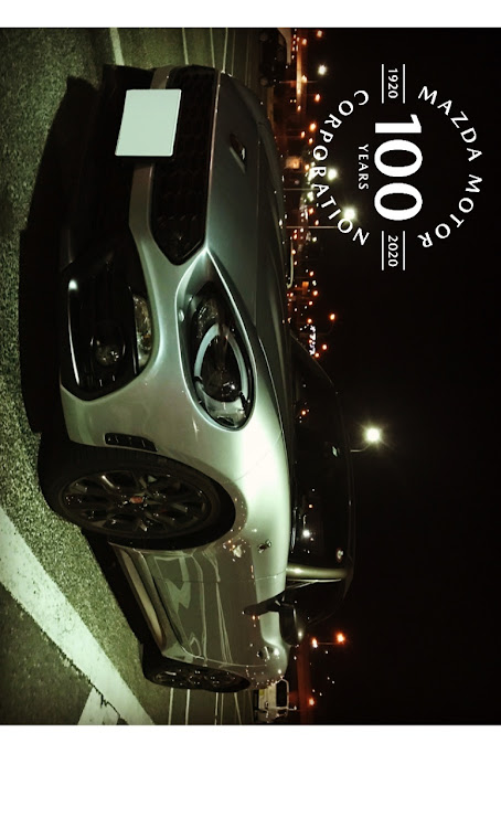124スパイダーのマツダ100周年・Mazda 100 year anniversary・ロードスター ・右斜め前・左斜め前に関するカスタム事例の投稿画像1枚目