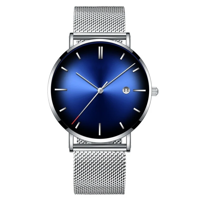 Title 11, Montre homme business à bracelet en maille et c...