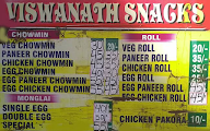 Vishwanath Snacks menu 2