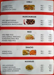 Snacky Wacky's menu 1