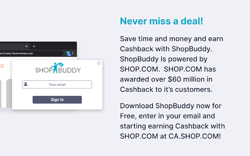 ShopBuddy for Canada: Cash Back & Coupons