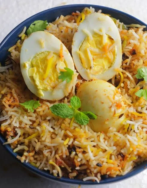 Egg Hyderabadi Biryani