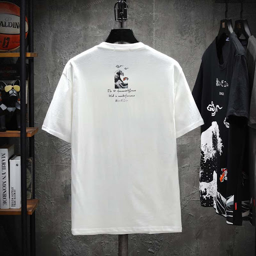 Title 2, Casual Printed Mens Loose Summer Short-sleeved...