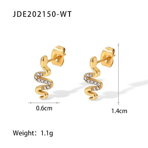 Title 10, INS Fashion Vintage 18K Gold Stainless Steel Sn...