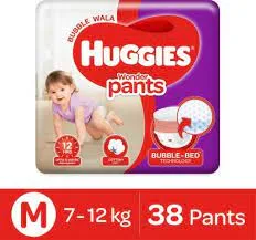 Huggies Wonder Pants - Medium - 38 Diaper Pants - 38 pcs