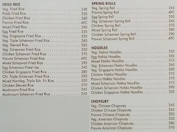 Deepak menu 