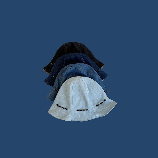 Title 6, Solid Color Reversible Denim Fisherman Hat offe...