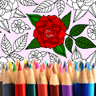 Adult Coloring: Flowers 6.5.6