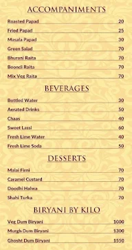 Karim's menu 5