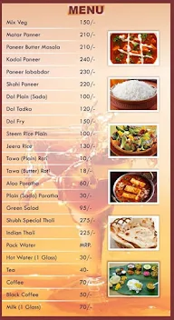 Shubh Foods menu 1