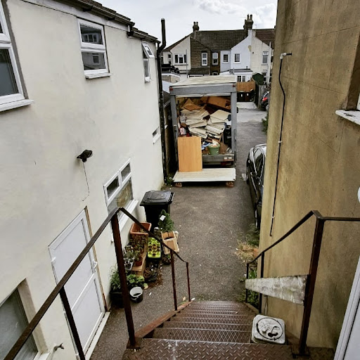 Clearing a office block in Snodland, Kent.