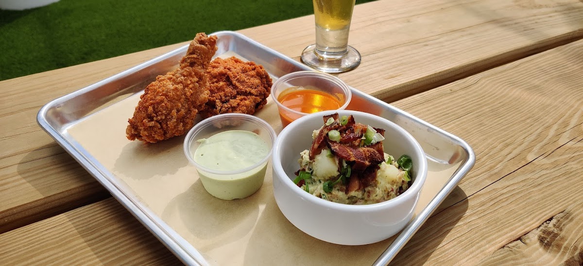 Gluten-Free Fried Chicken at On Rotation Brewery & Kitchen