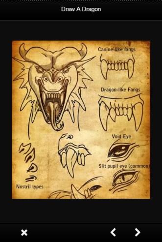 Android application Drawing a Dragons screenshort