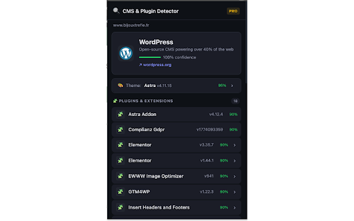 CMS & Plugin Detector screenshot 1