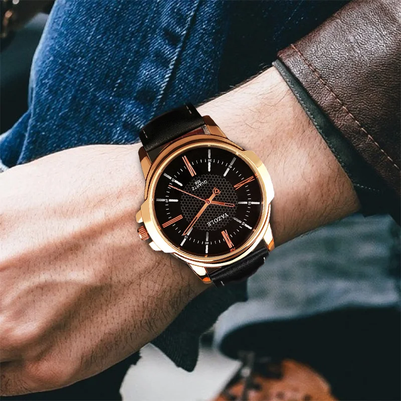 Title 5, Orologio al quarzo da uomo Business Fashion Sti...
