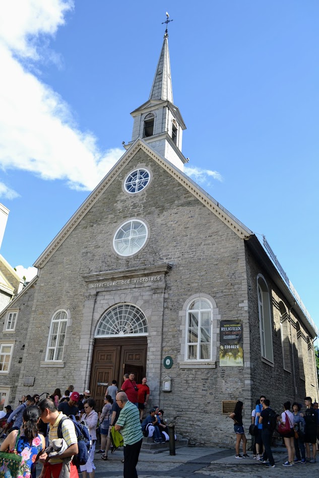 Церква Нотр-Дам-де-Віктуар. Квебек, Канада (Notre-Dame-des-Victoires. Quebec, Canada)