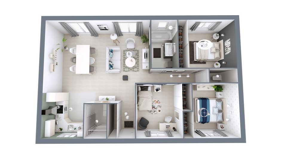 Vente maison neuve 5 pièces 64 m² à Arveyres (33500), 218 106 €