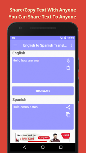 English to Spanish Translation  Free Translator