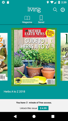 Screenshot Mother Earth Living Magazine