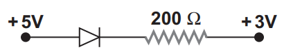 Diode in a circuit