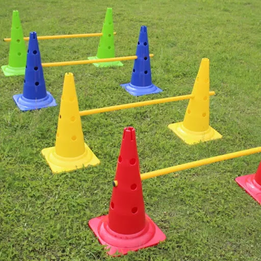 Title 2, Football training cones Enhance agility and spe...