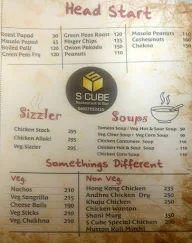 S Cube Bar And Restaurant menu 1