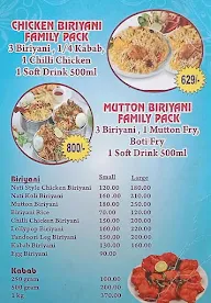 Gowdru Ruche's Biriyani menu 4