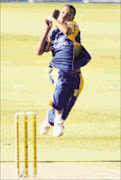 REPLACEMENT: Proteas fast bowler Monde Zondeki. Pic. Lee Warren. 27/02/2008. © Gallo Images