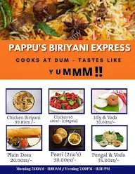 Pappu's Kitchen menu 1