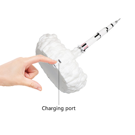 Title 8, 3D Print Rocket Space Shuttle Lamp Night Light....