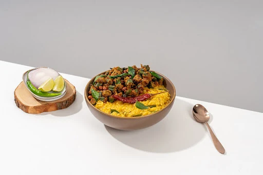 Pappannam With Bendakaya Vepudu ( Dal Rice Bowl With Bhindi Fry)