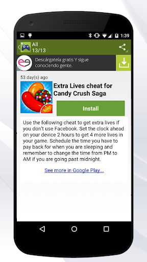 Cheats Hints Tips for Games