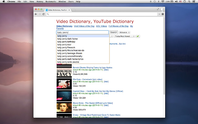 Video Dictionary with Drive chrome extension