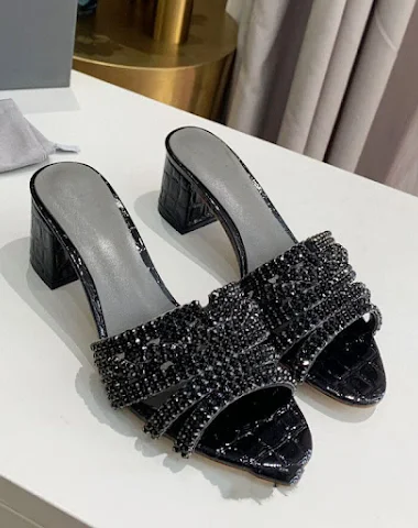 Tacones altos de microfibra para mu - 2