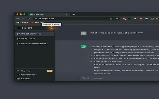 GlueGPT — Pin Sidebar screenshot 1