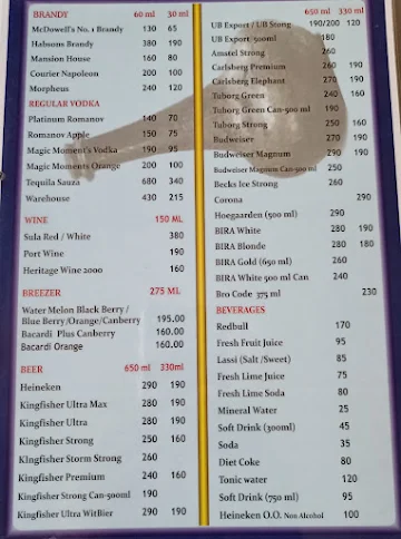 Ujwal Restaurant menu 