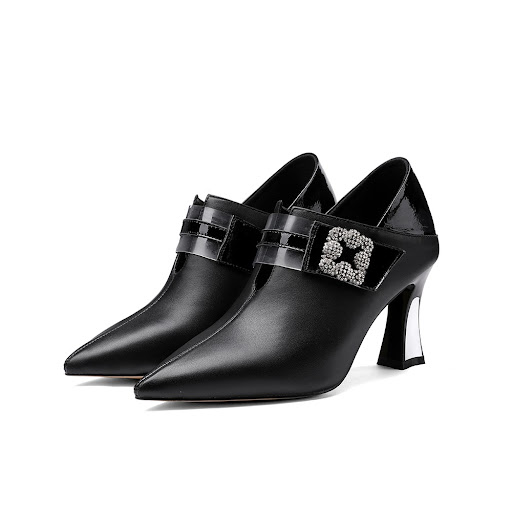 Title 3, One Word Buckle Thick Heel Fashion Womens Shoe...