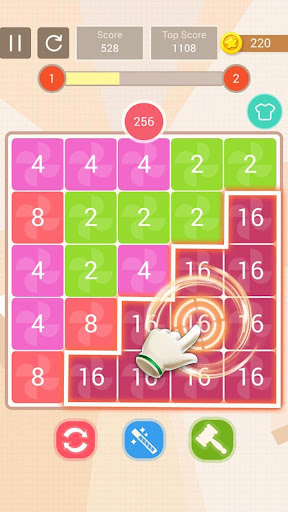 NumTrip - Free 2048 Number Merge Block Puzzle Game  APK MOD screenshots 1