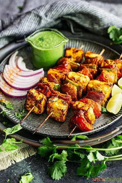 Paneer Achari Tikka