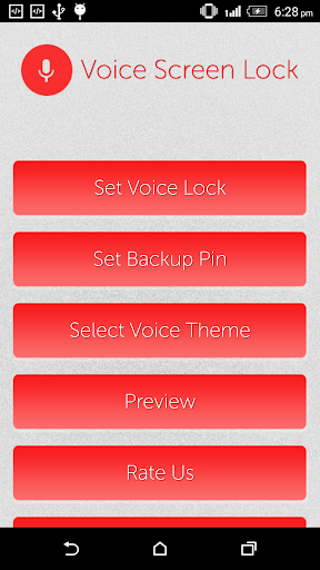 Voice Screen Lock