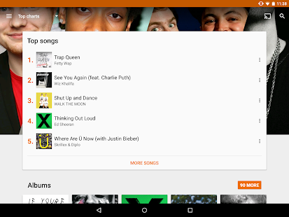   Google Play Music- screenshot thumbnail   