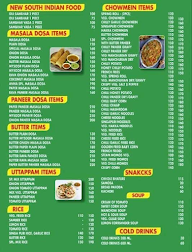 The Chennai Xpress  menu 5