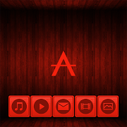 Wooden Icons Red XZ Theme