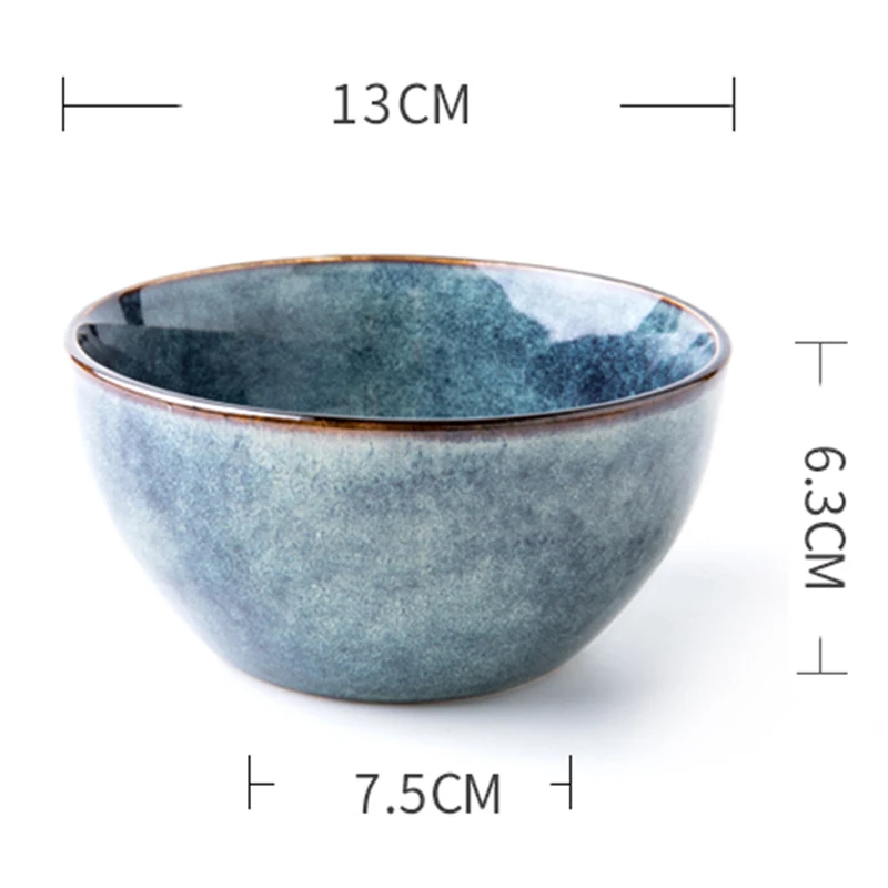 Creative Home 5 inch kleine keramische soepkom. Perfect voor soep, ontbijtgranen, desserts en dagelijks gebruik.